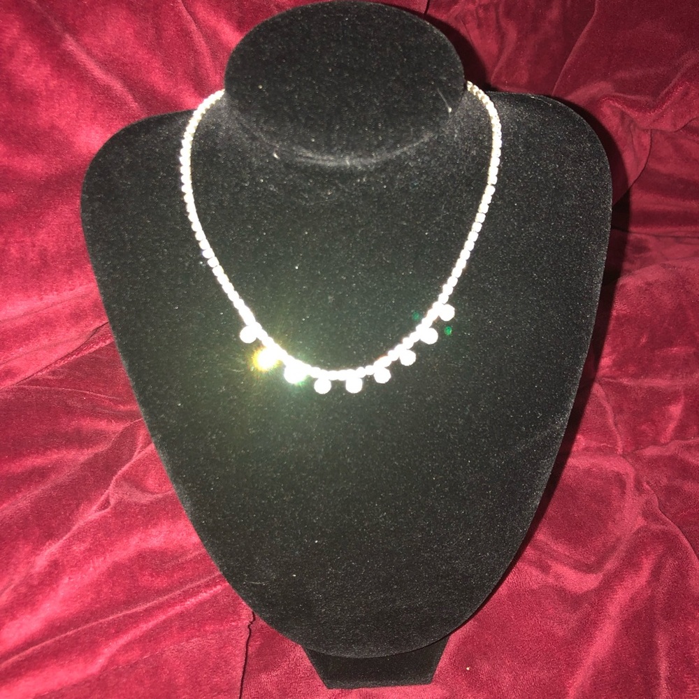 💝Beautiful Crystal Rhinestone Necklace!!💝 - Picture 3 of 5